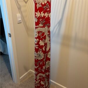 Red Floral Maxi Dress
